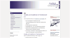 Desktop Screenshot of familienrechtsanwaelte.com