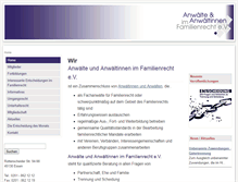 Tablet Screenshot of familienrechtsanwaelte.com